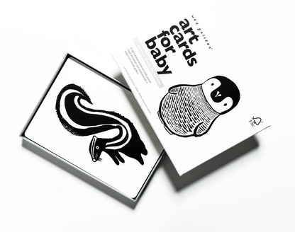 Wee Gallery Art Cards Black & White Collection Baby Toys Baby Gifts Idea 0m+