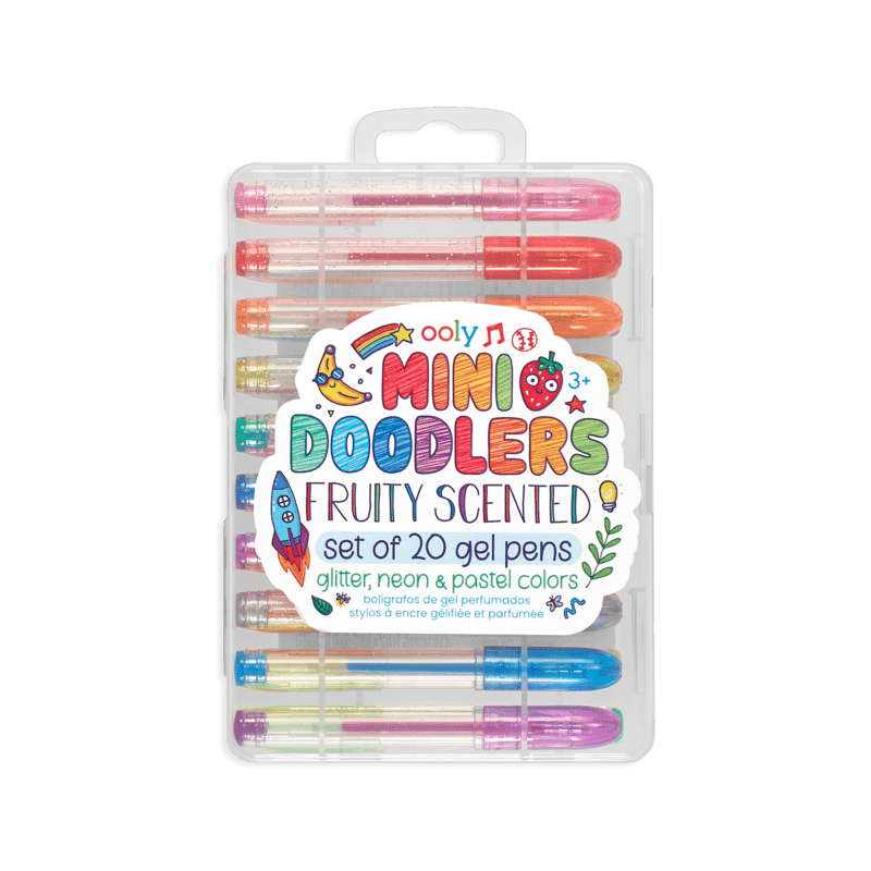 Ooly Gel Pen Mini Doodlers Fruit Scented Set of 20 Stationary Art and craft for kids 3yrs+