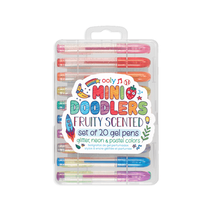 Ooly Gel Pen Mini Doodlers Fruit Scented Set of 20 Stationary Art and craft for kids 3yrs+