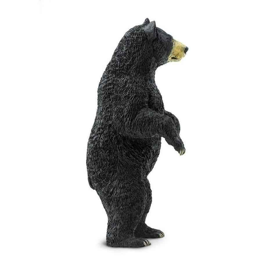 Standing Black Bear Figurine by Safari Ltd Woodland Collection Animal Figurines Clearance 3yrs+