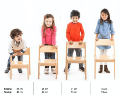 Montessori Kids Furniture My First CHAIR (6 - 30 months) Beechwood 21cm(H) Seller Kids Furniture Toddler Chair (Furniture Shipping)