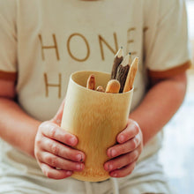 Explore Nook Bamboo Natural Cup Nature Wooden Play Tools Sensory Toys Retired 2yrs+