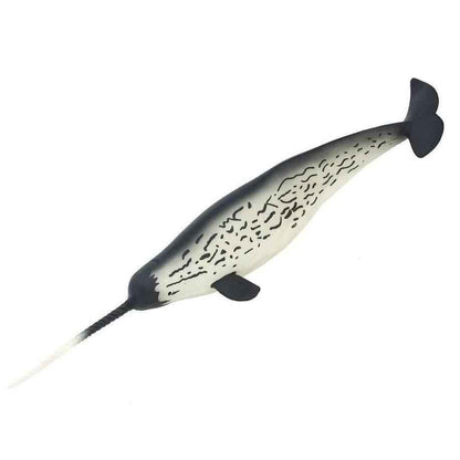 Narwhal Figurine by Safari Ltd Sea Life Collection Animal Figurines 3yrs+ DISCONTINUED