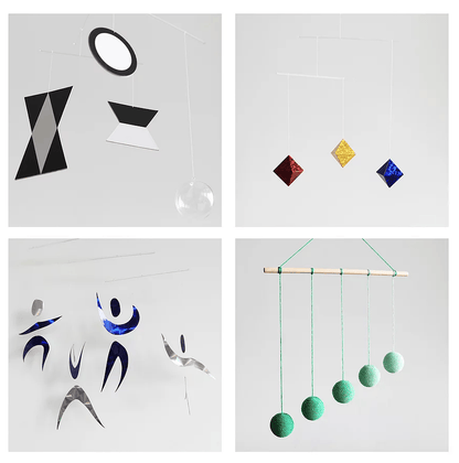 Montessori Visual Mobiles Set of 4 from Australia Montessori Shop Baby Toys Baby Gifts Idea Best Seller 0m+