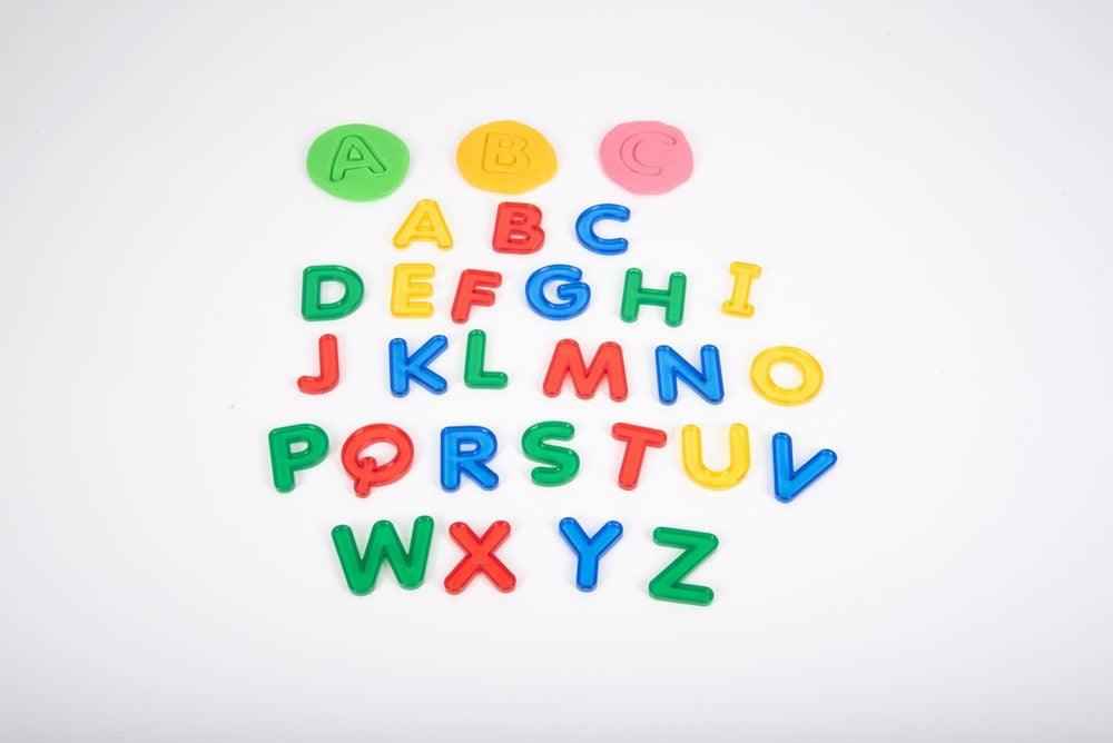 Transparent Letter 26 Piece Alphabet Set Playdough Sand Toys Sensory Toys Early Literacy Phonics Cognitive Language