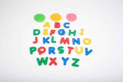 Transparent Letter 26 Piece Alphabet Set Playdough Sand Toys Sensory Toys Early Literacy Phonics Cognitive Language