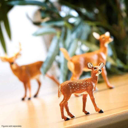 Whitetail Deer Fawn Figurine by Safari Ltd Woodland Collection Animal Figurines 3yrs+