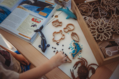 Kinfolk Pantry Mini Under The Sea Eco Cutter Set Playdough Toys Art and craft for kids 3yrs+