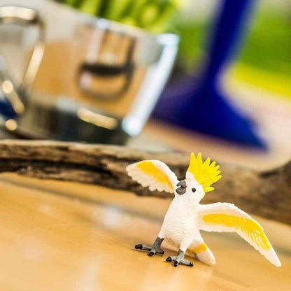 Cockatoo Figurine by Safari Ltd Australian Collection Animal Figurines 3yrs+