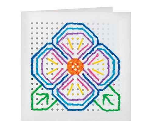Stitching Card 10s 16 x 16cm by Zart Art and craft for kids 6yrs+