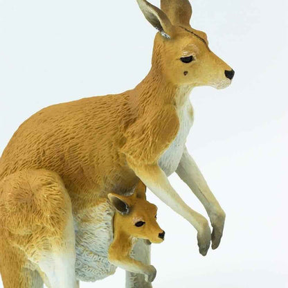 Kangaroo with Joey Figurine by Safari Ltd Australian Collection Animal Figurines 3yrs+