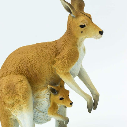 Kangaroo with Joey Figurine by Safari Ltd Australian Collection Animal Figurines 3yrs+