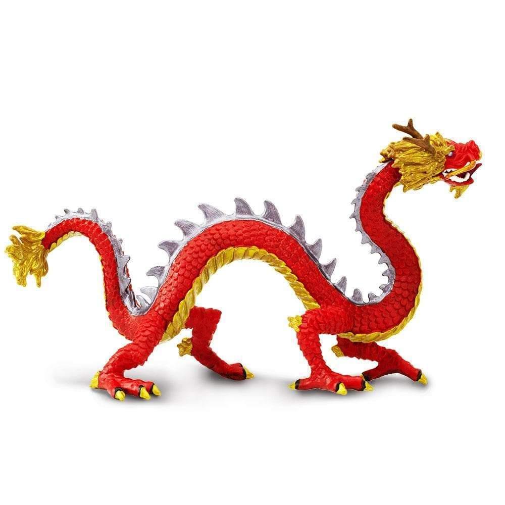 Horned Chinese Dragon Figurine by Safari Ltd Incredible Creature Collection Dinosaur and Dragon Theme 3yrs+
