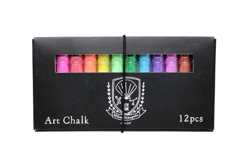 Kitpas Dustless Art Chalk 12pcs Stationary Art and craft for kids 3yrs+
