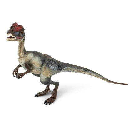 Dilophosaurus Figurine by Safari Ltd Large Dinosaur & Prehistoric World Collection Animal Figurines Dinosaur and Dragon Theme Clearance 3yrs+