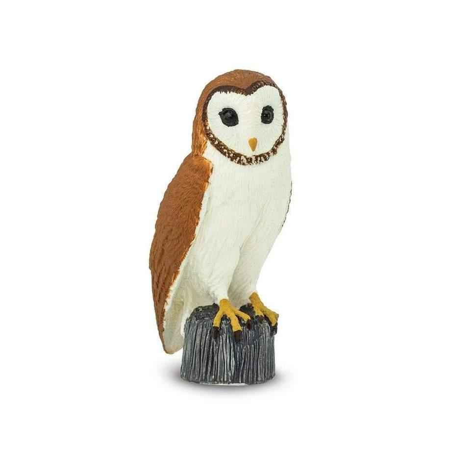 Barn Owl Figurine by Safari Ltd Woodland Collection Animal Figurines 3yrs+