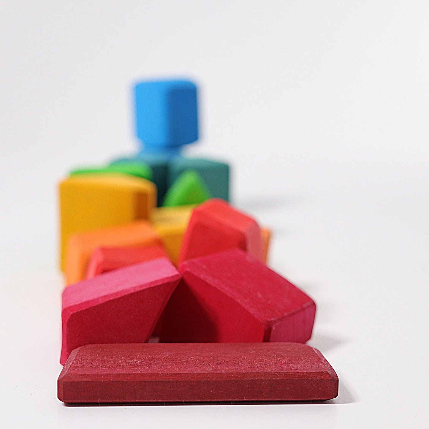 Grimm's Coloured Waldorf Blocks Baby Toys Building Blocks Baby Gifts Idea 0m+