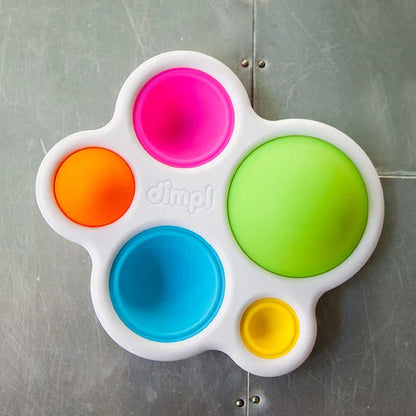 Fat Brain Toys Dimpl Pop it Travel Fidget Toys Sensory Toys for Baby Gifts Idea Best Seller 10m+
