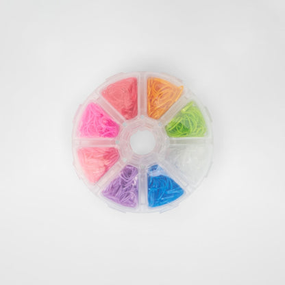 OXX Haircare 800 Pack Polybands - Rainbow