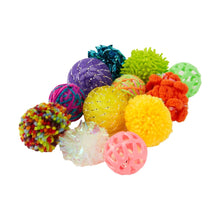 12 Pack Cat Toy Balls