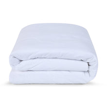Cotton Filled Fitted Mattress Protector - Queen Bed, White