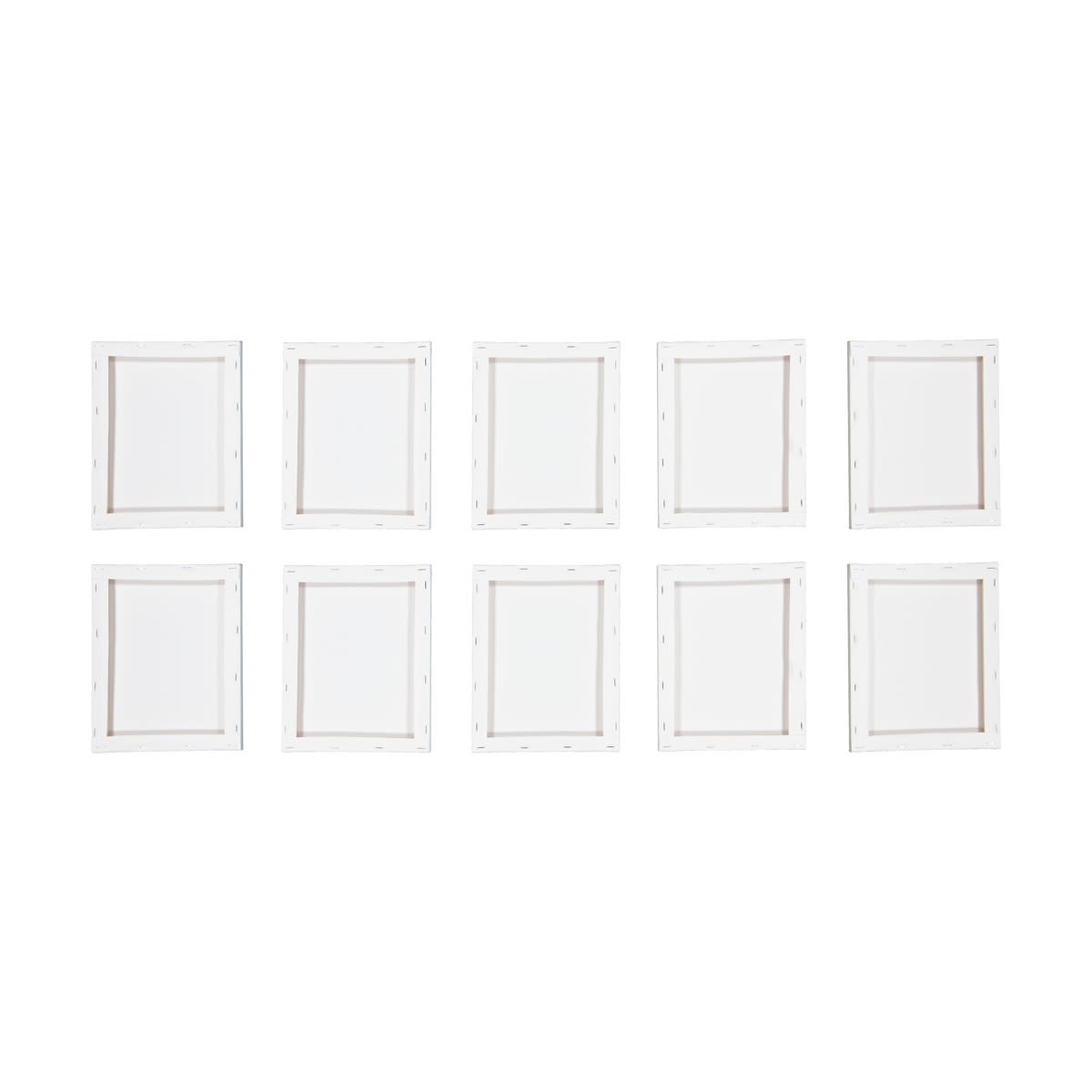 10 Piece 8in. x 10in. Stretched Canvas Value Pack