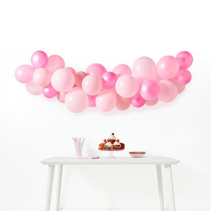 46 Piece Pink Balloon Garland