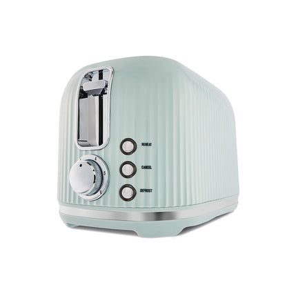 2 Slice Retro Toaster - Green
