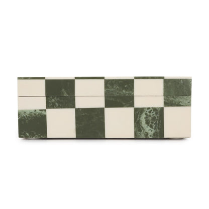 Green Check Decor Box