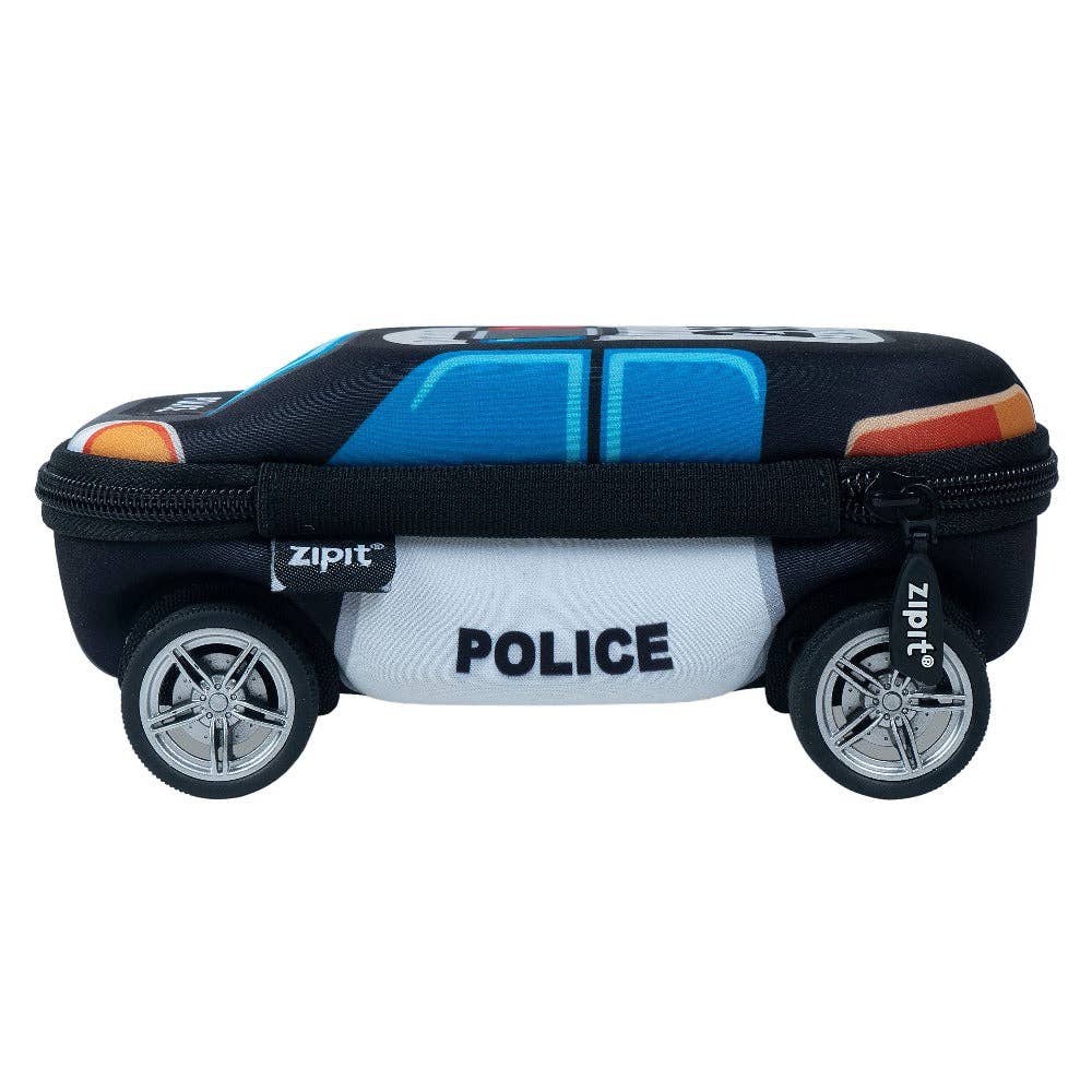 ZIPIT Truck Box Pencil Case Fire Truck/ Police Car Stationary Toy Car 3yrs+