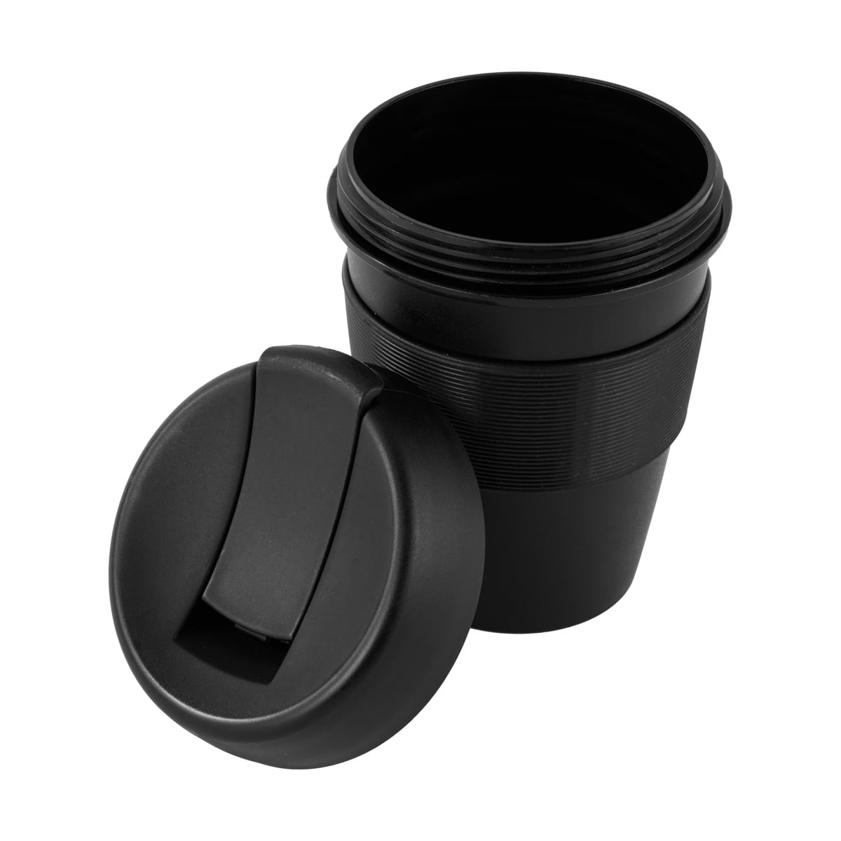 430ml Black Reusable Travel Cup