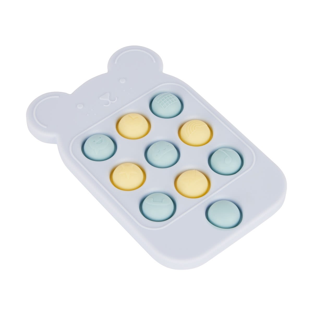 Silicone Phone Popper Teether Toy - Assorted
