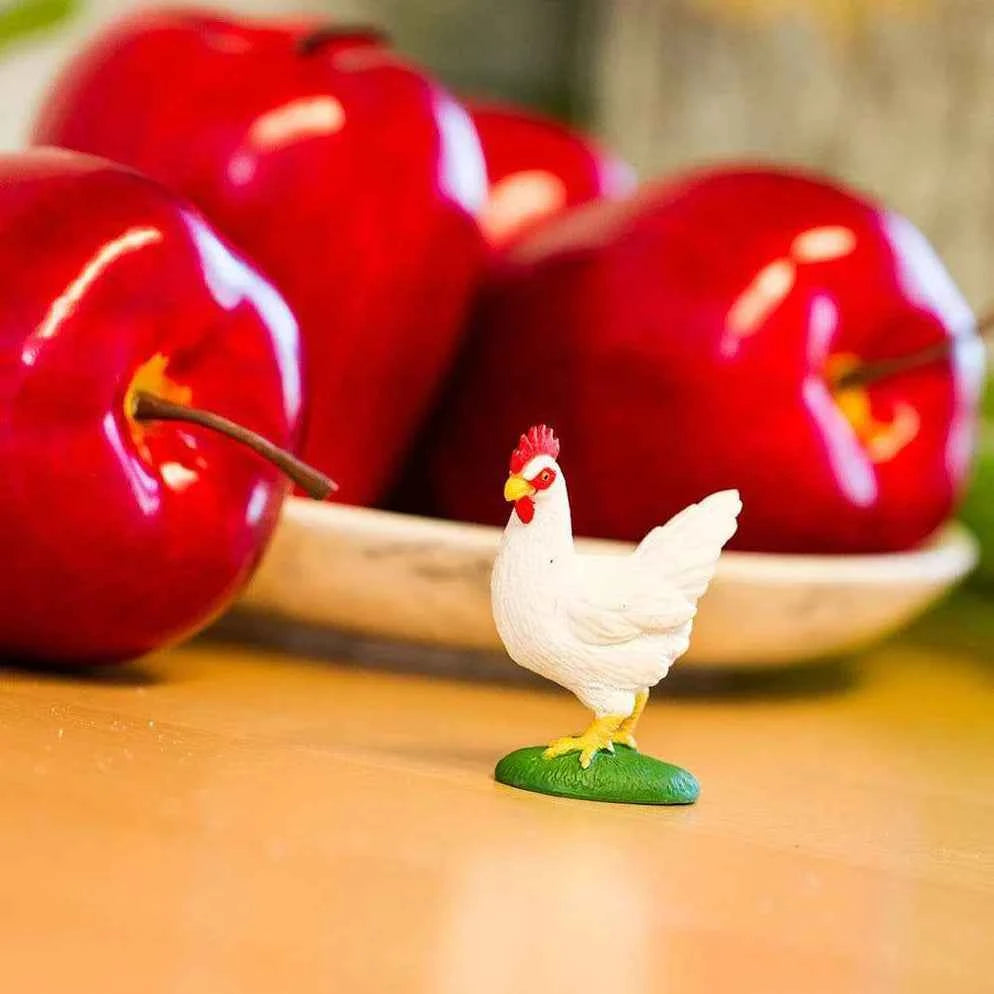 Chicken Figurine by Safari Ltd Farm Collection Animal Figurines 3yrs+