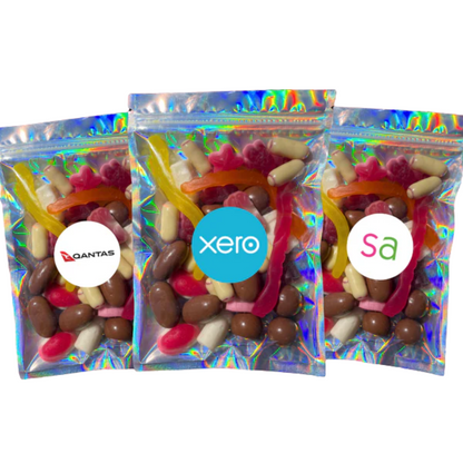 Personalised Large Lolly Bags (min 24)