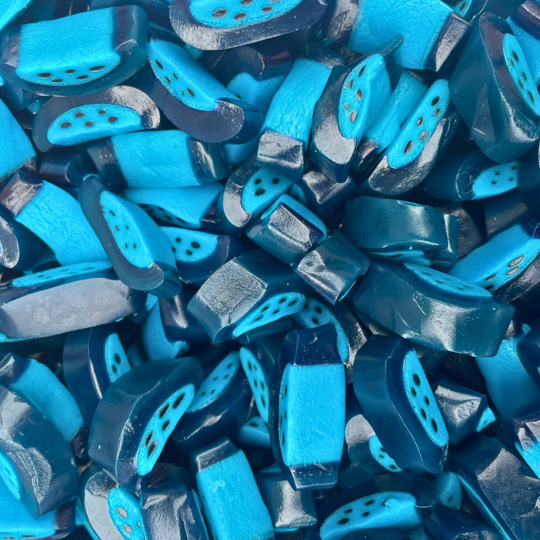 Chunky Funkeez Blue Raspberry Slices - 200g