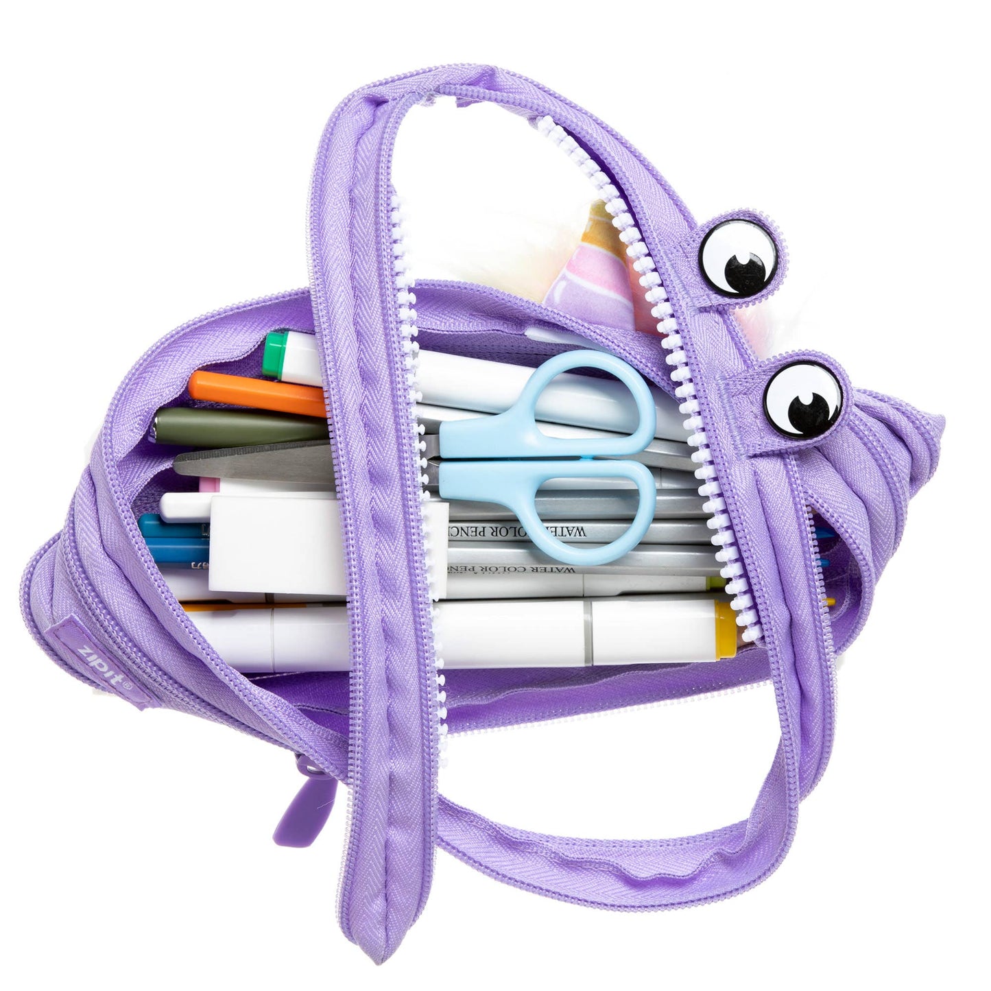 ZIPIT Unicorn Pencil Case Purple Stationary Unicorn Toys 3yrs+
