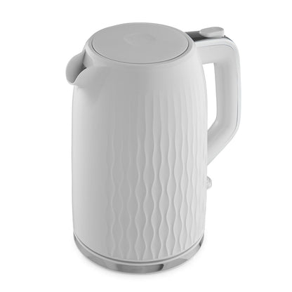 1.7L Kettle - White and Silver Look