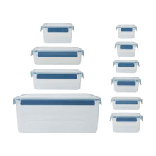 10 Pack Rectangle Clip Containers