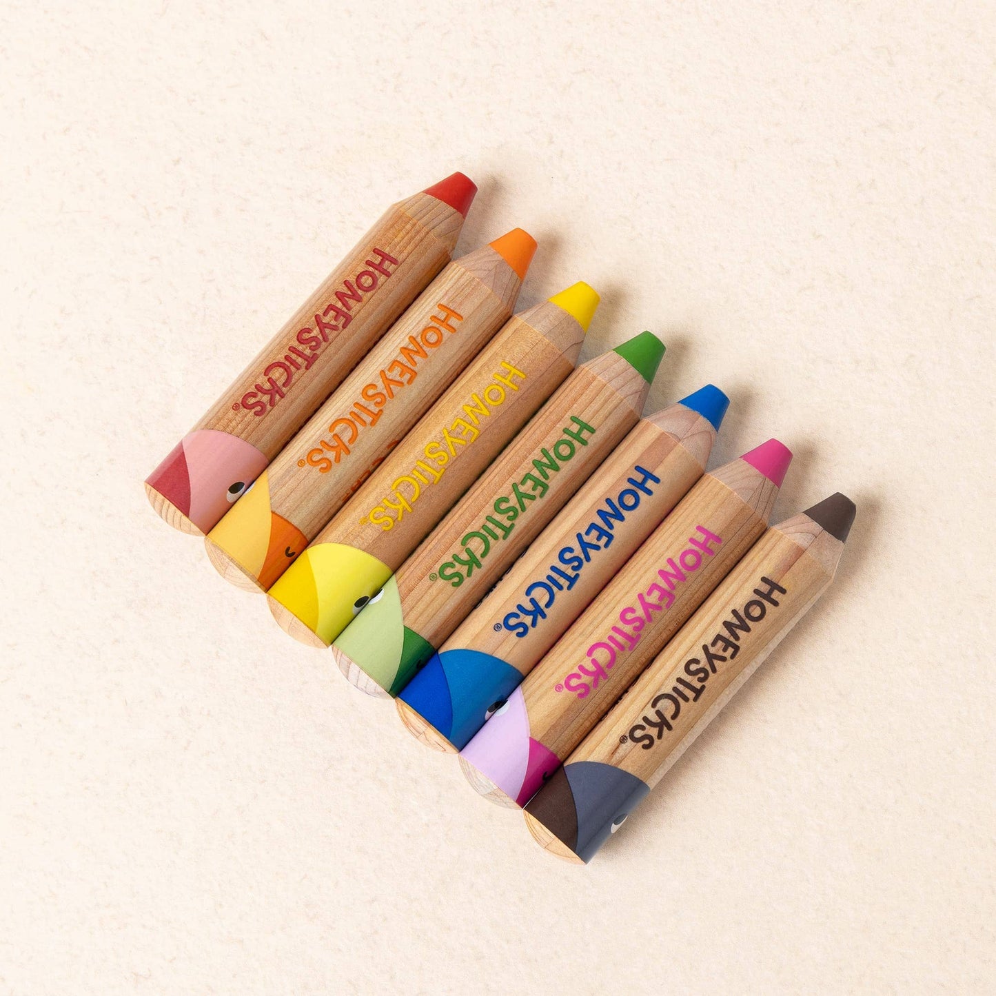 Honeysticks Magic 3-in-1 Beeswax Pencils Little Learners 7pcs Art and craft for kids 3yrs+