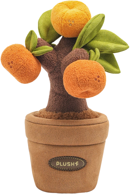 PlushWoods Citrus Tree Plant Plush With Pot 25cm