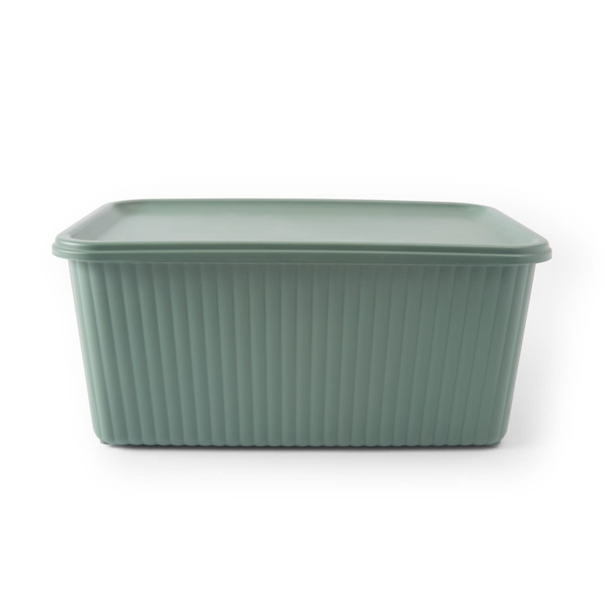 5L Ribbed Container - Green