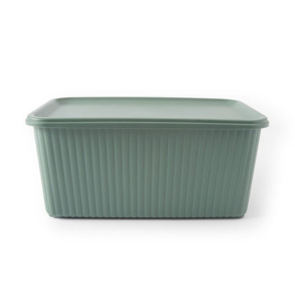 5L Ribbed Container - Green