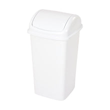 27L Swing Top Bin - White