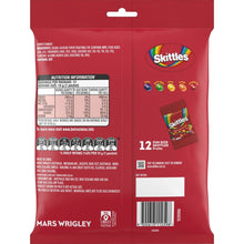 12 Pieces Skittles Fruits Chewy Lollies Party Share Bag 180g