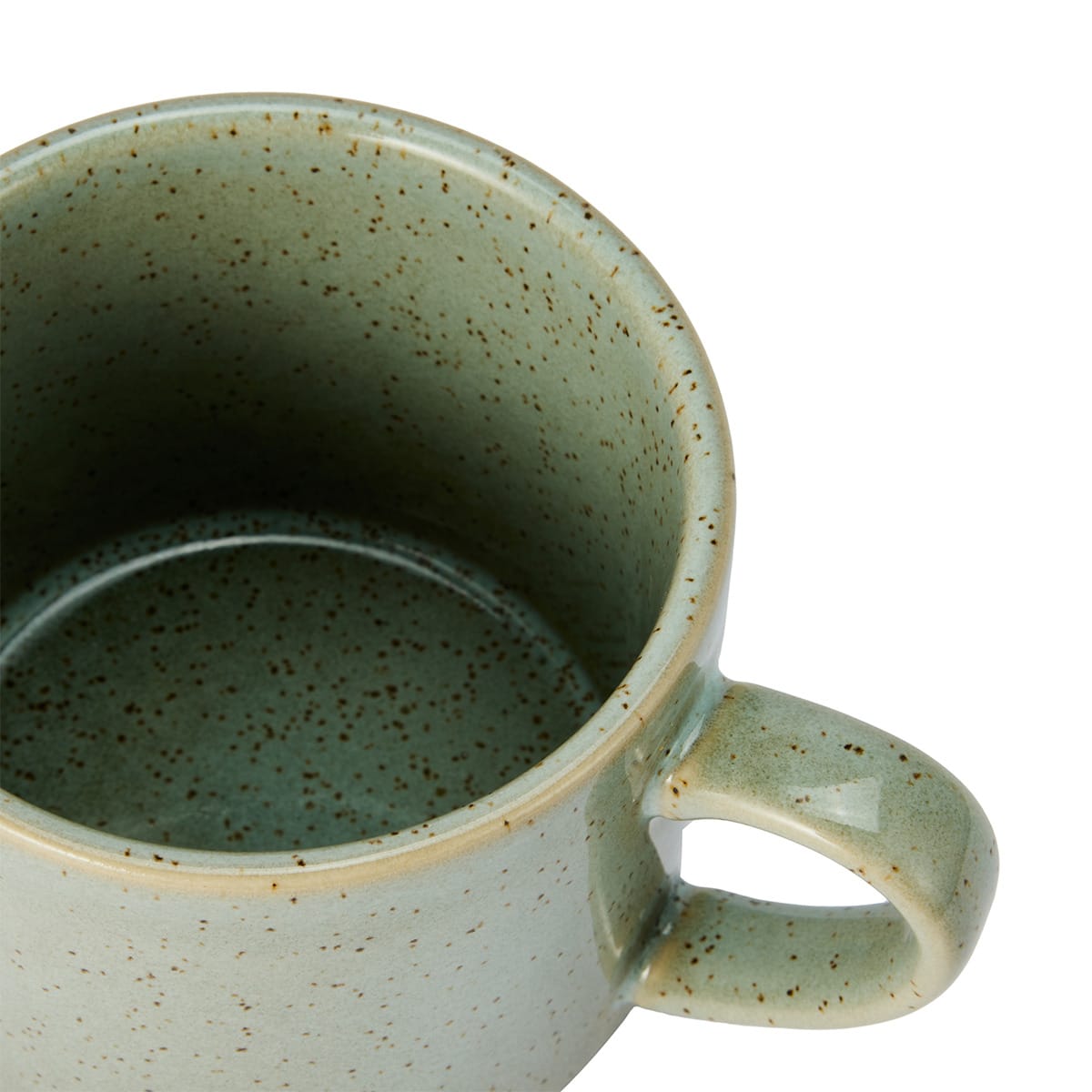 Green Glazed Mug