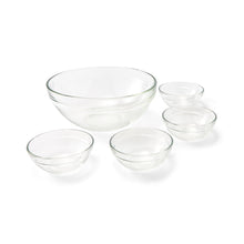 Set of 5 Glass Mixing and Prep Bowls