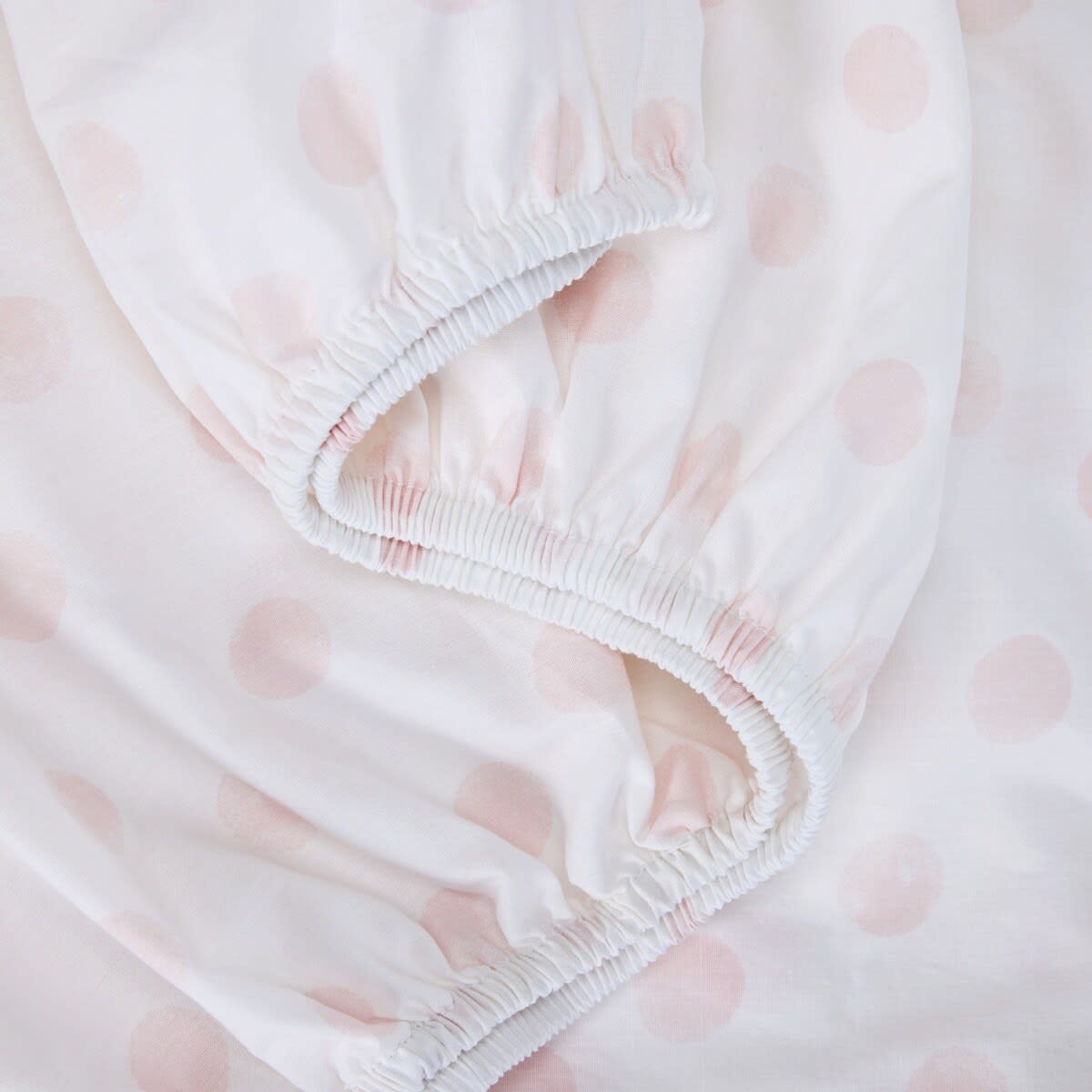 2 Pack Organic Cotton Fitted Cot Sheets - Bunny and Spot