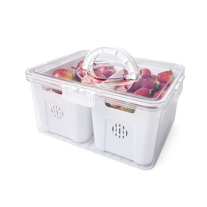 2 Compartment Fridge Storage