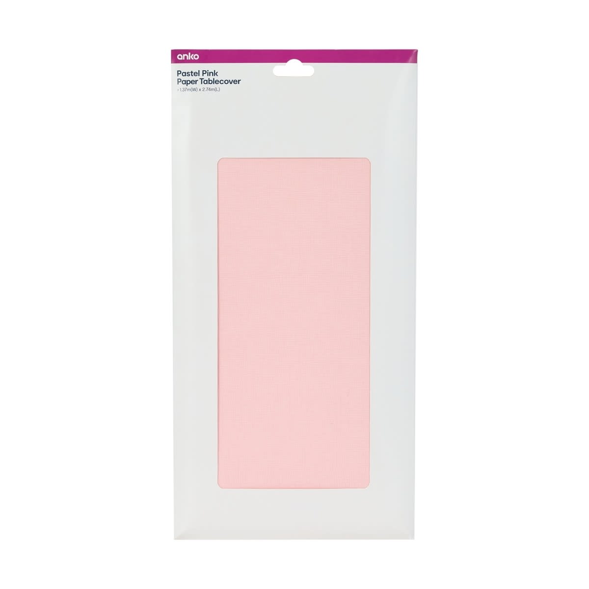 Paper Tablecover - Pastel Pink