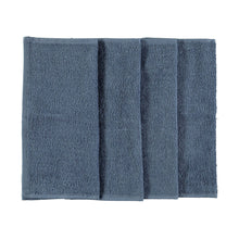 4 Pack Madison Cotton Face Washers - Ocean